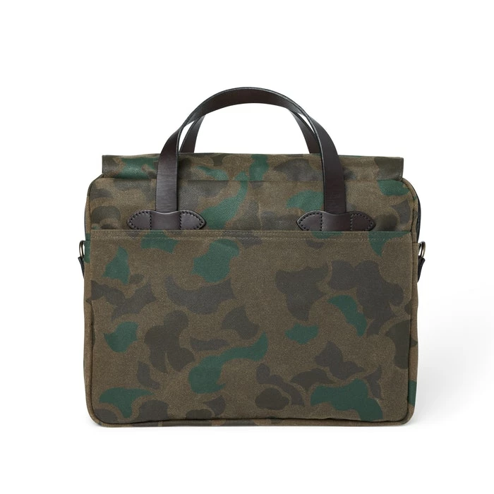 Filson Waxed Rugged Twill Original Briefcase (Dark Wax Shrub) 4 Filson Waxed Rugged Twill Original Briefcase (Dark Wax Shrub)
