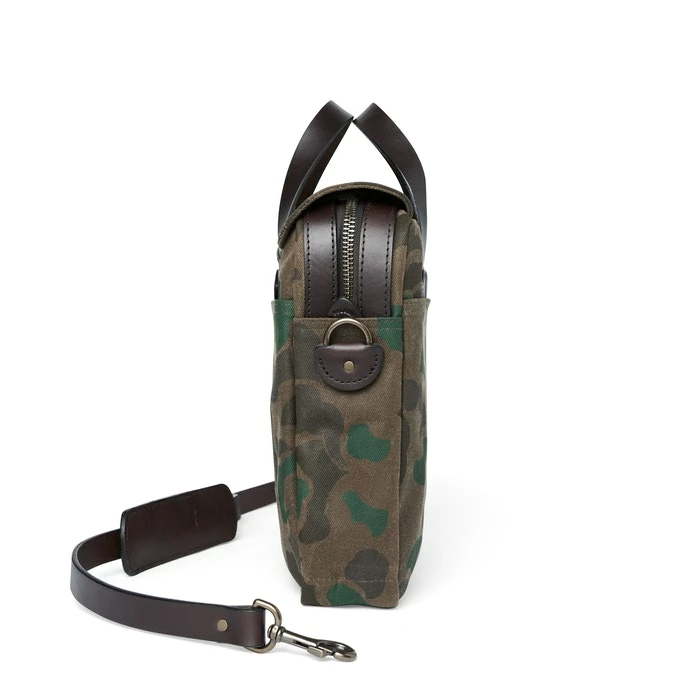 Filson Waxed Rugged Twill Original Briefcase (Dark Wax Shrub) 5 Filson Waxed Rugged Twill Original Briefcase (Dark Wax Shrub)