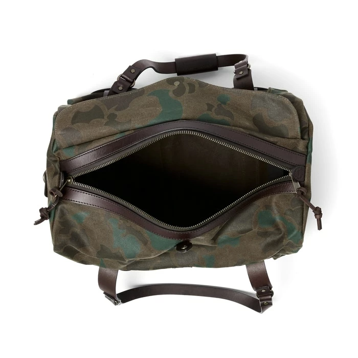 Filson Waxed Rugged Twill Duffle Medium (Dark Wax Shrub) 6 Filson Waxed Rugged Twill Duffle Medium (Dark Wax Shrub)