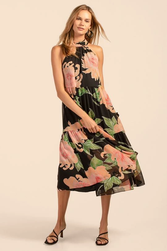 Trina Turk Immeasurable 2 Dress (Multi Black) 5 Trina Turk Immeasurable 2 Dress (Multi Black)