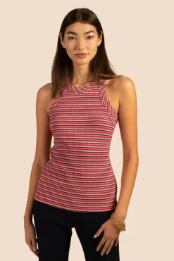 Trina Turk Continental Top (Multi) Tops