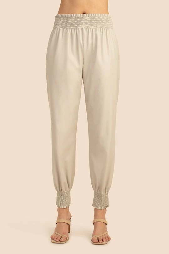 Trina Turk Channel Islands Pant (Oyster) Bottoms 3 Trina Turk Channel Islands Pant (Oyster) Bottoms