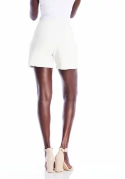 I Love Tyler Madison Solid Liza Shorts (White)
