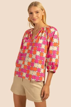 Trina Turk Cornelia Top (Multi) Tops