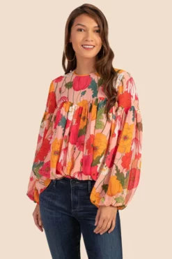 Trina Turk Venus Top (Multi) Tops