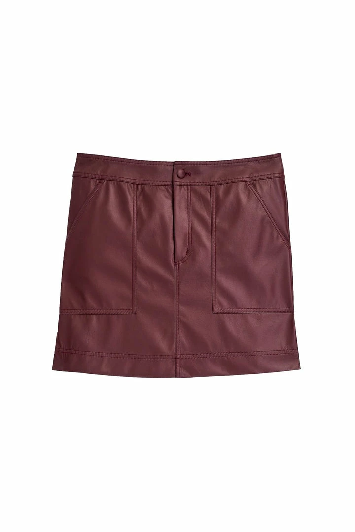 Marie Oliver Bottoms Braden Skirt (Bordeaux) 4 Marie Oliver Bottoms Braden Skirt (Bordeaux)