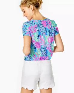 Lilly Pulitzer 5" Buttercup High-Rise Short (Resort White)