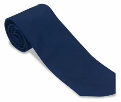 R. Hanauer Accessories Navy Solid Derwin Repp
