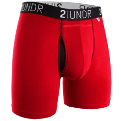 2under Swing Shift Boxer Brief (Red/Red) Bottoms