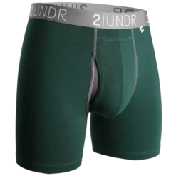 2under Swing Shift Boxer Brief (Dark Green)