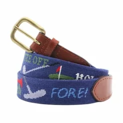 Smathers And Branson Golfisms Belt (Classic Navy) Accessories