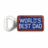Smathers & Branson World's Best Dad Bottle Opener (Royal) Gifts For Him
