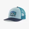 Patagonia Accessories Fitz Roy Horizons Trucker Hat (Fin Blue/New Navy) 2 Patagonia Accessories Fitz Roy Horizons Trucker Hat (Fin Blue/New Navy)