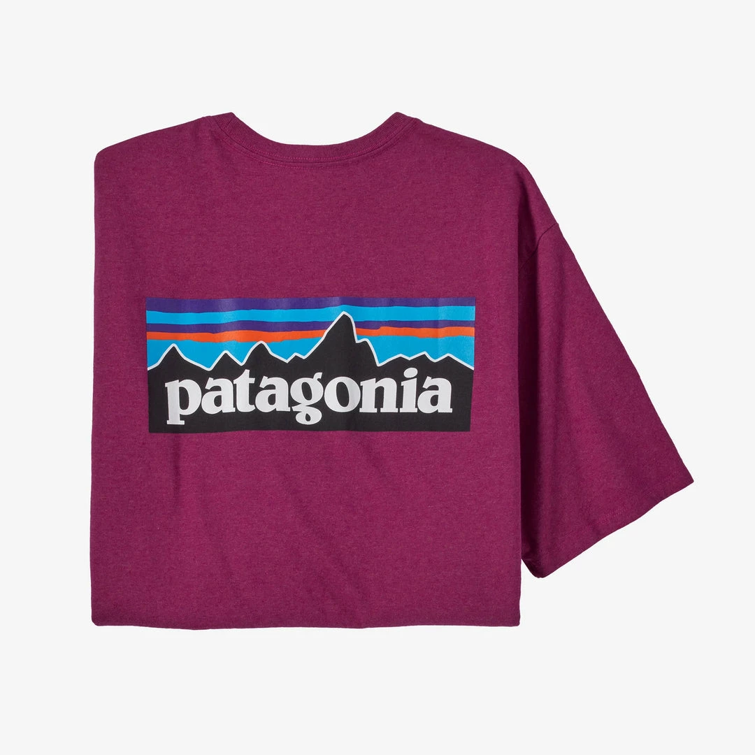 Patagonia P-6 Logo Responsibili-tee (Star Pink) Tops 3 Patagonia P-6 Logo Responsibili-tee (Star Pink) Tops