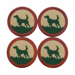 Smathers & Branson Accessories Hunting Dog Coasters (Dark Khaki) 3 Smathers & Branson Accessories Hunting Dog Coasters (Dark Khaki)