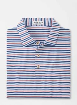 Peter Millar Colonial Performance Mesh Polo (Sport Navy)