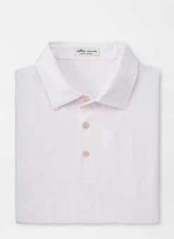 Peter Millar Martini Mrs. Performance Jersey Polo (White)