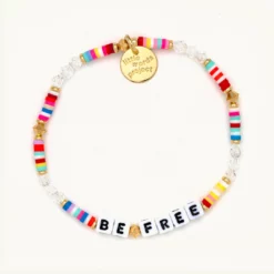 Little Words Project Jewelry Be Free Bracelet (Rainbow)