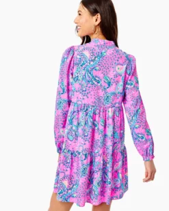 Lilly Pulitzer Winona Stretch Dress (Plumeria Pink Strut Your Stuff)