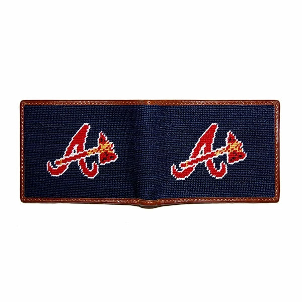 Smathers & Branson Accessories Atlanta Braves Bifold Wallet (Classic Navy) 3 Smathers & Branson Accessories Atlanta Braves Bifold Wallet (Classic Navy)