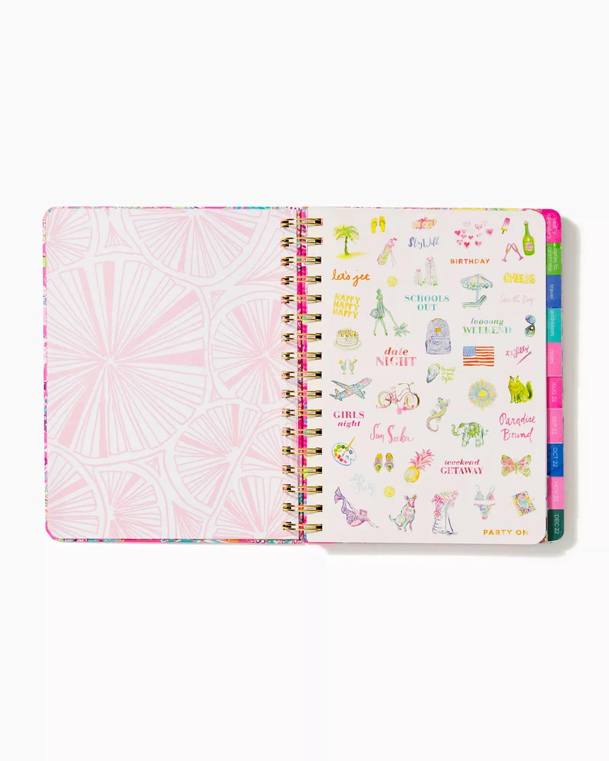 Lilly Pulitzer Large 17 Month Agenda (Pink Isle Shell Me Something Good) 4 Lilly Pulitzer Large 17 Month Agenda (Pink Isle Shell Me Something Good)