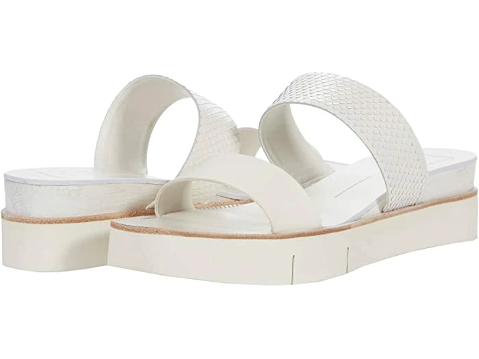 Dolce Vita Parni Sandal (White Embossed Leather) Shoes 3 Dolce Vita Parni Sandal (White Embossed Leather) Shoes
