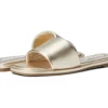 Steve Madden Shoes Clyde Sandal (Gold Leather)