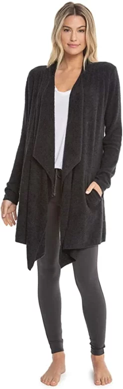 Barefoot Dreams CozyChic Lite Island Wrap (Carbon)