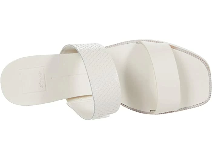 Dolce Vita Parni Sandal (White Embossed Leather) Shoes 4 Dolce Vita Parni Sandal (White Embossed Leather) Shoes
