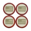 Smathers & Branson Armed Forces Flag Coaster Set (Light Khaki) Gifts For Him 1 Smathers & Branson Armed Forces Flag Coaster Set (Light Khaki) Gifts For Him