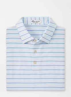 Peter Millar Colonial Performance Mesh Polo (Moon Mist)