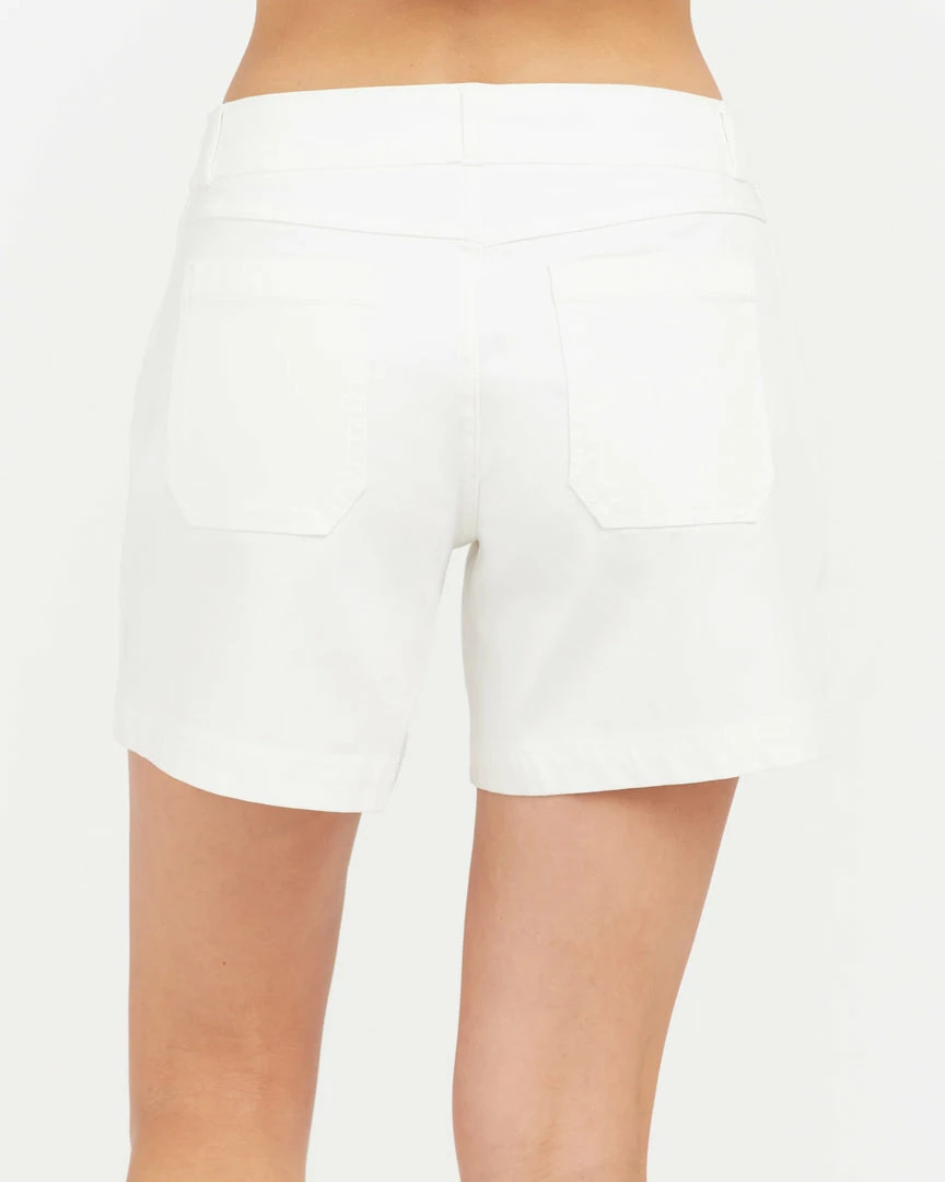SPANX 6" Twill Short (Bright White) Bottoms 4 SPANX 6" Twill Short (Bright White) Bottoms