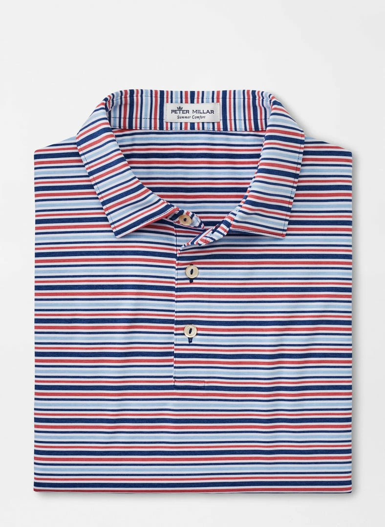 Peter Millar Ray Performance Jersey Polo (Sport Navy) Tops 3 Peter Millar Ray Performance Jersey Polo (Sport Navy) Tops