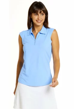 IBKUL Sleeveless Polo (Peri)