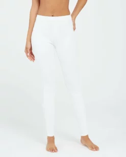 SPANX Bottoms Ankle Jean-Ish Leggings (White)