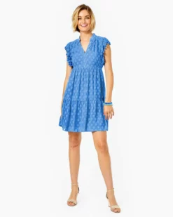 Lilly Pulitzer Arelah Dress (Blue Thistle)