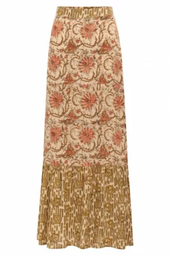 Anna Cate Bottoms Johanna Skirt (Coral Floral)