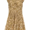 Anna Cate Aimee Dress (Gold Tribal)
