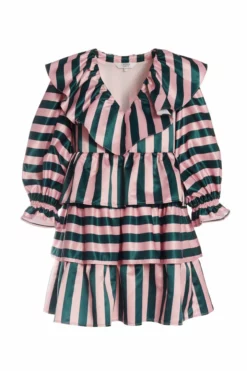 Crosby By Mollie Burch Anna Julia Dress (Holiday Stripe) Dresses
