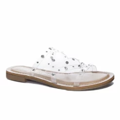 Chinese Laundry Shoes Coralie Vinyl Sandal (Clear)