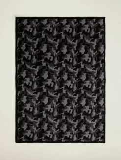 Barefoot Dreams CozyChic Camo Throw 54x72 (Carbon Multi)