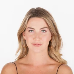 Sheila Fajl Accessories Smaller Everybody's Favorite Hoops (Polished Rose Gold)