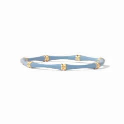 Julie Vos Bamboo Bangle (Chalcedony Blue) Jewelry