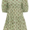 Anna Cate Harper Dress (Mint & Lilac)