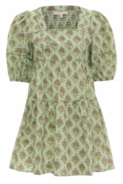 Anna Cate Harper Dress (Mint & Lilac)