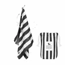 Dock & Bay Quick Dry Gym Towel (Kamari Charcoal) Gifts For Her