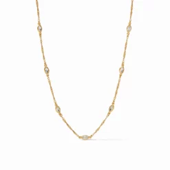 Julie Vos Jewelry Charlotte Delicate Station Necklace