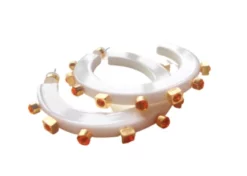 Smith & Co. Jewelry City Girl Jewel Hoop (Citrus) Large 5 Smith & Co. Jewelry City Girl Jewel Hoop (Citrus) Large