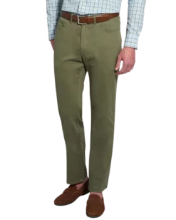 Peter Millar Bottoms Olive Ultimate Sateen 5 Pocket Pant