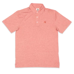 Duckhead Hayes Logo Polo (Desert Red) Tops
